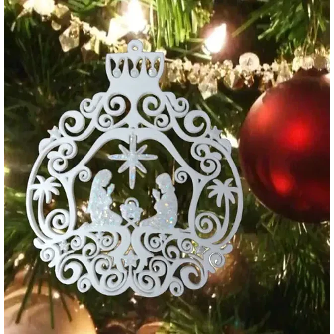 Adorno Ornamentado Para Árbol Navidad 4