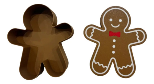 Adorno Navideño- Caja De Jengibre Para Dulces