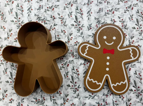 Adorno Navideño- Caja De Jengibre Para Dulces - Foto 2