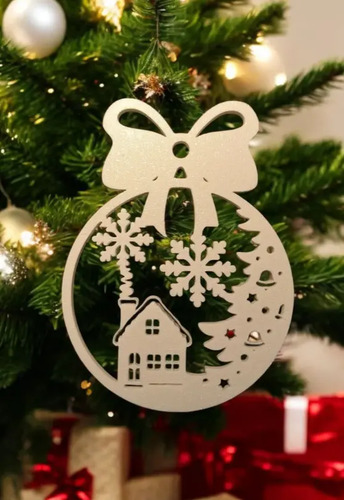 Adorno Navidad Para Árbol - Casa En La Nieve - Foto 4