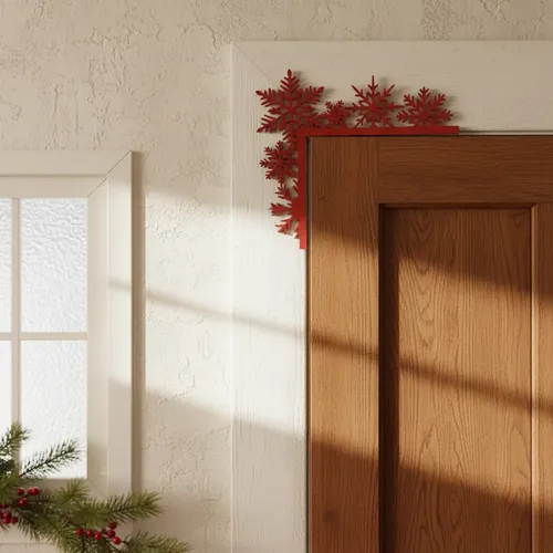 Decoración Para El Marco De La Puerta De Navidad - Foto 3