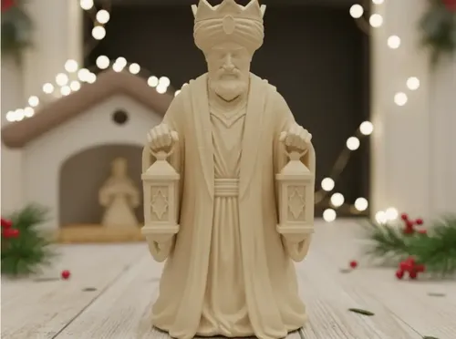 Rey Mago - Estatua De Pesebre Navideño
