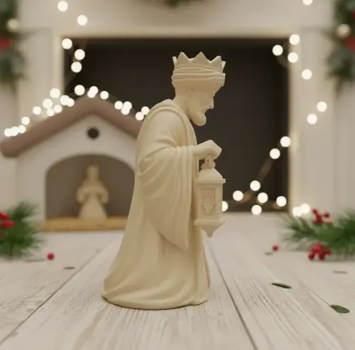 Rey Mago - Estatua De Pesebre Navideño - Foto 2