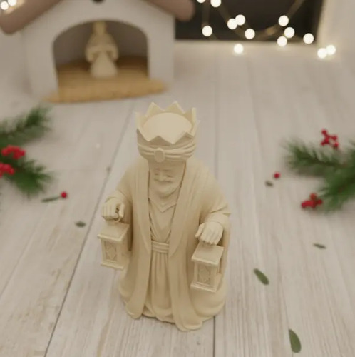 Rey Mago - Estatua De Pesebre Navideño - Foto 3