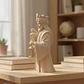 Estatua Navideña Del Rey Mago Con Linterna - Miniatura 2