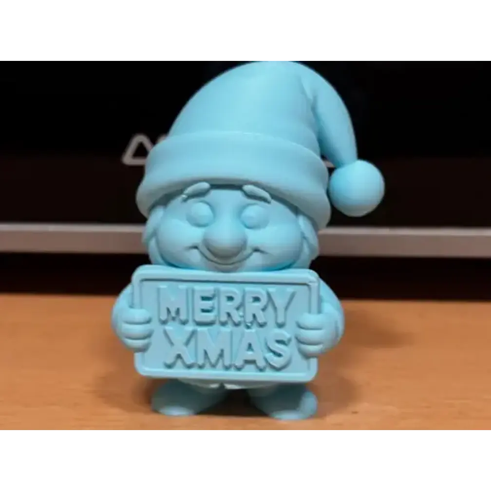 Gnomo Con Cartel De Feliz Navidad 1