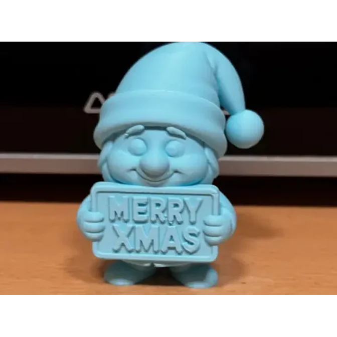 Gnomo Con Cartel De Feliz Navidad 1