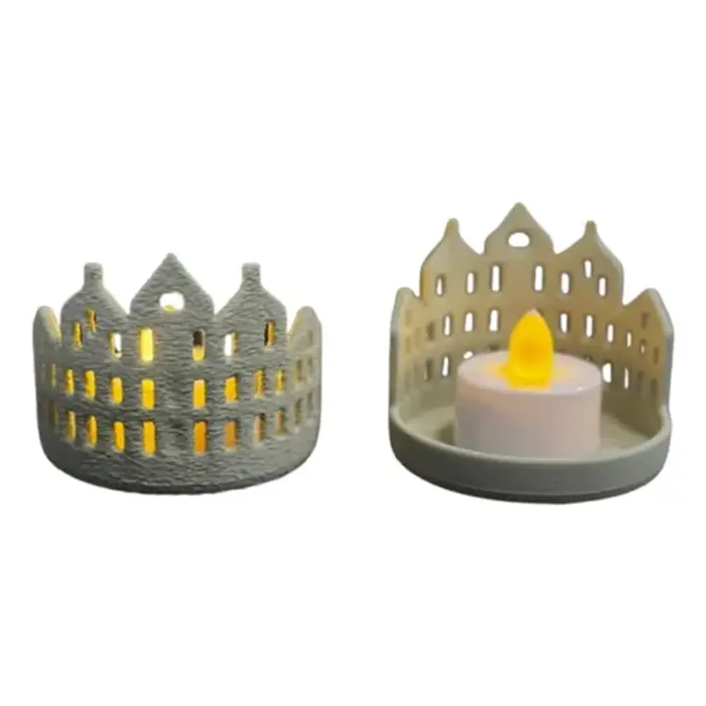 Portavelas Led De Casa 1