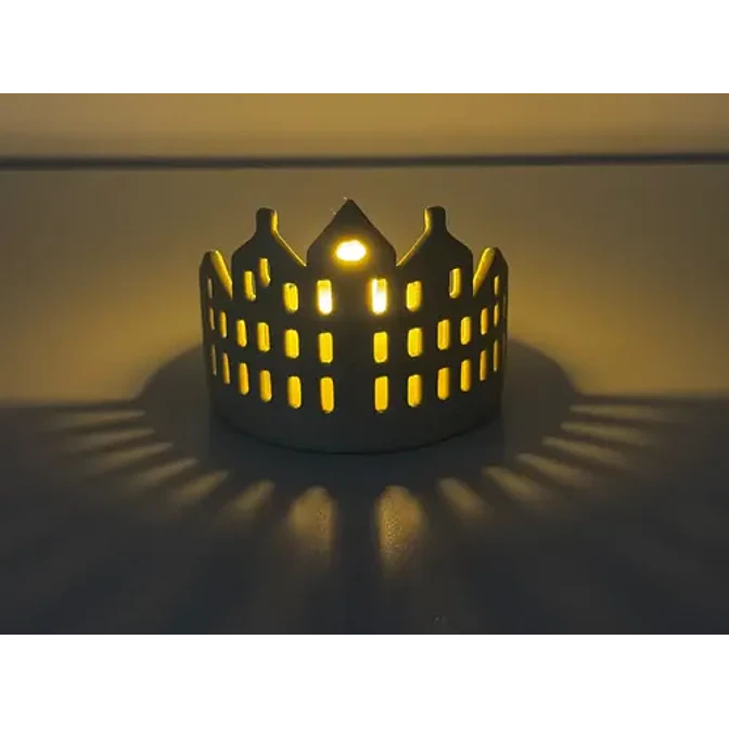 Portavelas Led De Casa 2