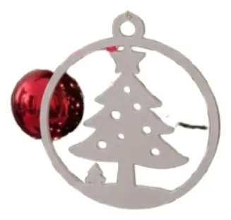 Adorno De Árbol De Navidad  Decoración Navideña Sencilla - Foto 2