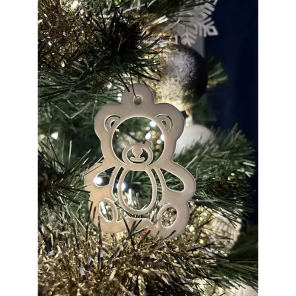 Adorno Decoración Navideña De Oso De Peluche 2
