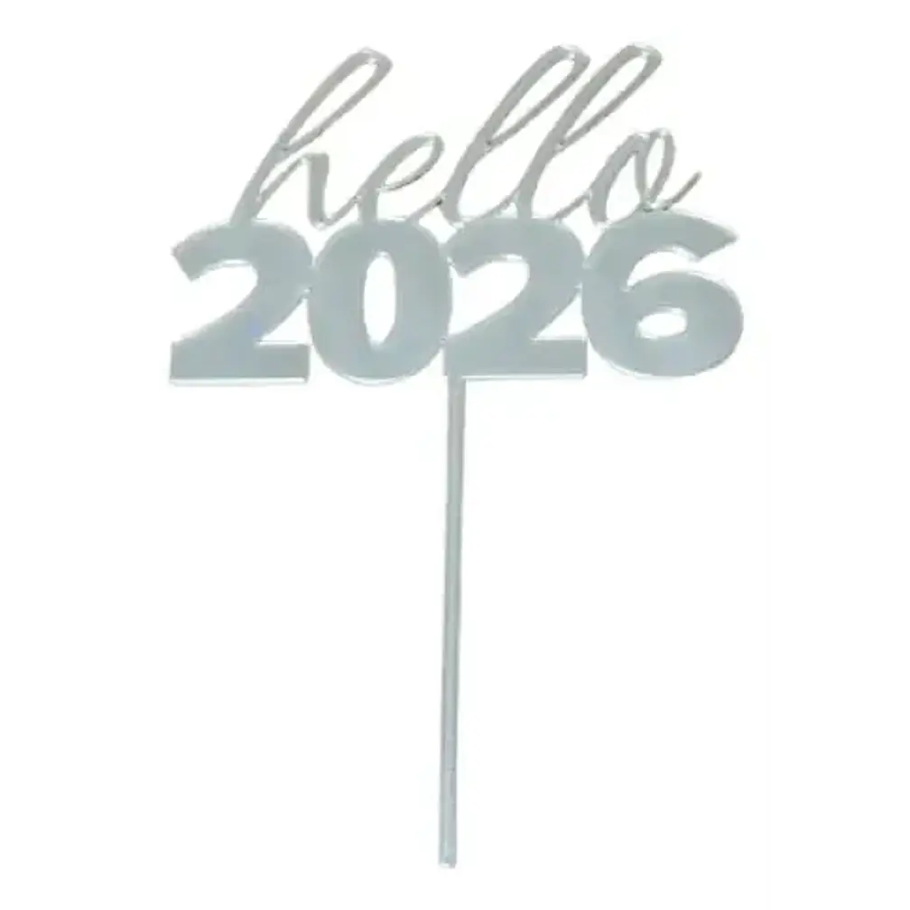 Topper De Pastel De Año Nuevo 2026 1
