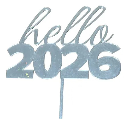 Topper De Pastel De Año Nuevo 2026 - Foto 2