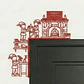 Decoración De Puerta Duendes Navideños - Miniatura 1