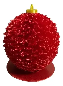 Adorno Navideño - Pack De Bolas De Navidad En Rojo - Foto 2