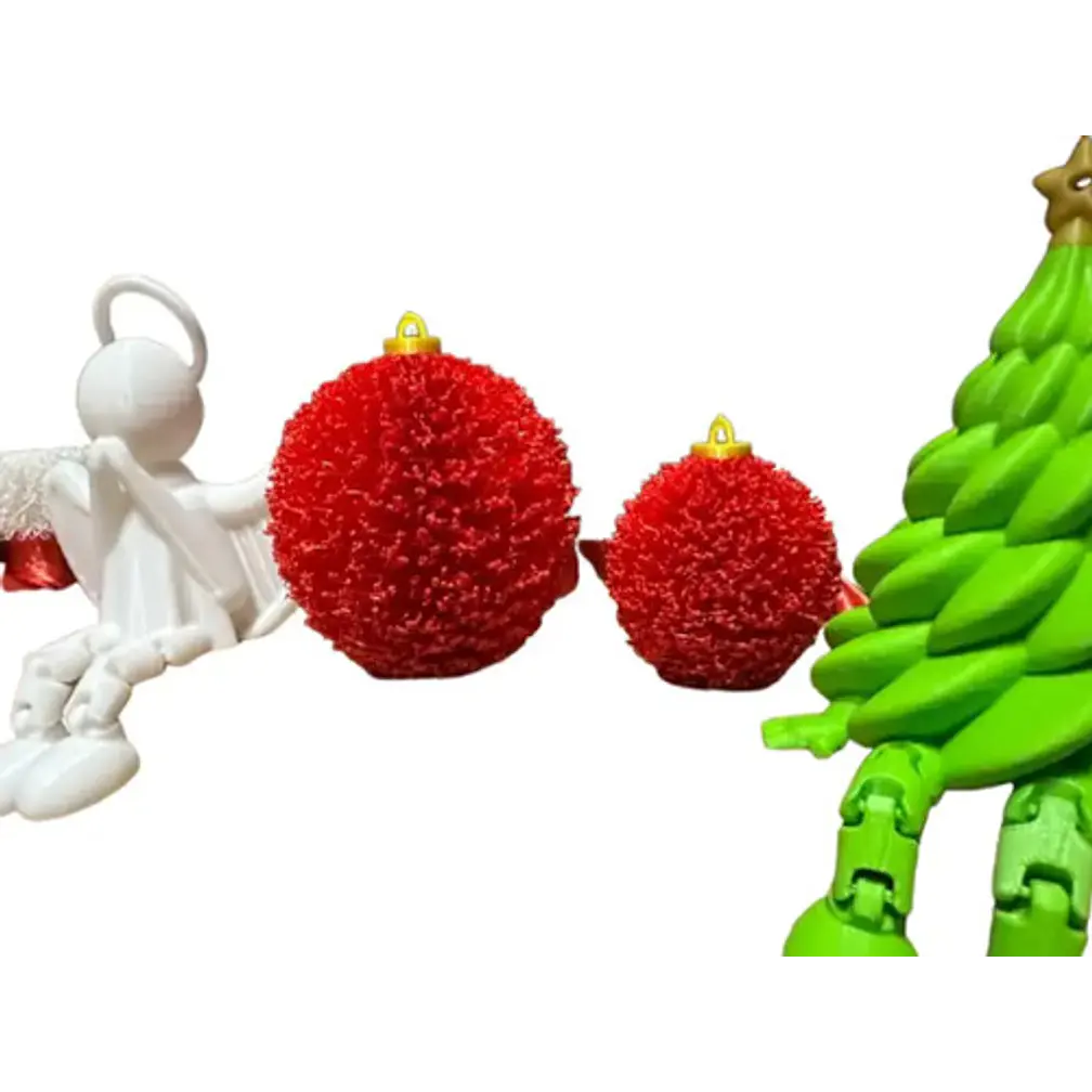 Adorno Navideño - Pack De Bolas De Navidad En Rojo 3