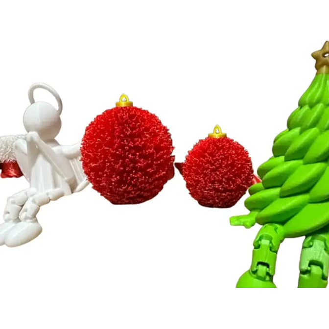 Adorno Navideño - Pack De Bolas De Navidad En Rojo 3