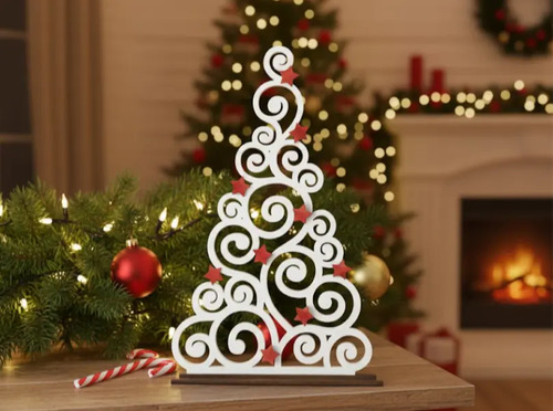 Figura Navideña De Árbol De Navidad Moderno - Foto 2