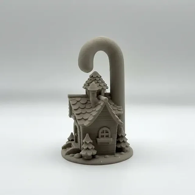 Adorno Navideño- Casa Bastón De Caramelo