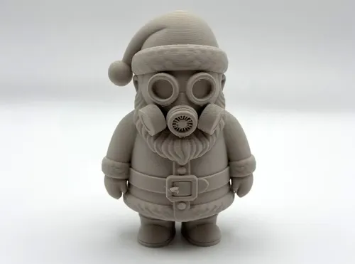 Adorno Navideño- Papá Noel Con Máscara De Gas
