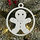 Adorno De Árbol De Navidad Con Colgante De Hombre Jengibre - Miniatura 1