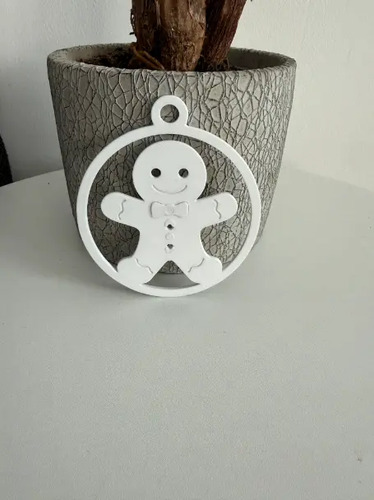Adorno De Árbol De Navidad Con Colgante De Hombre Jengibre - Foto 2