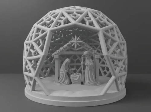 Figura De Escena De Nacimiento Navideño