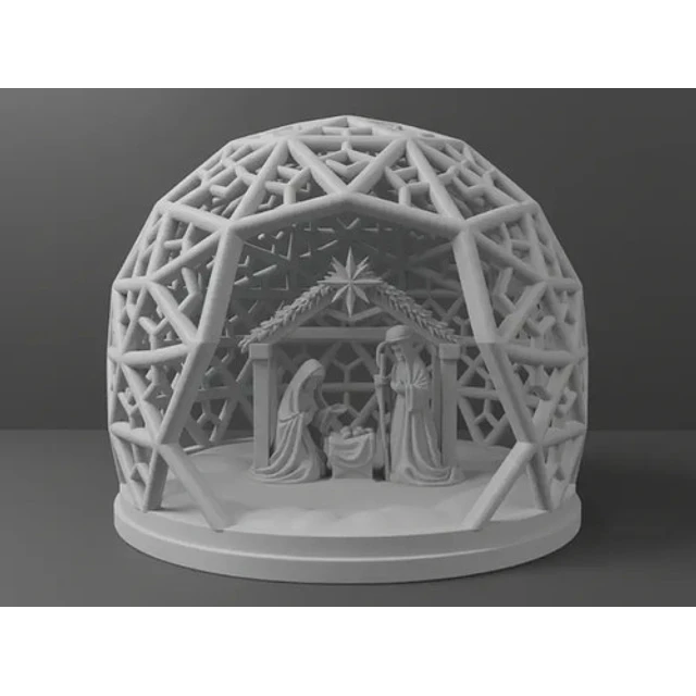 Figura De Escena De Nacimiento Navideño