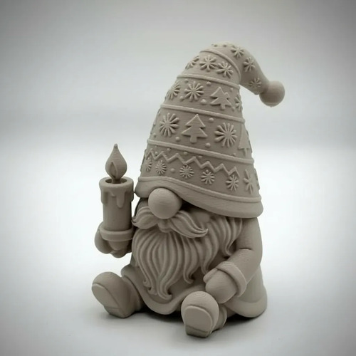 Adorno Navideño- Gnomo Vela De Navidad
