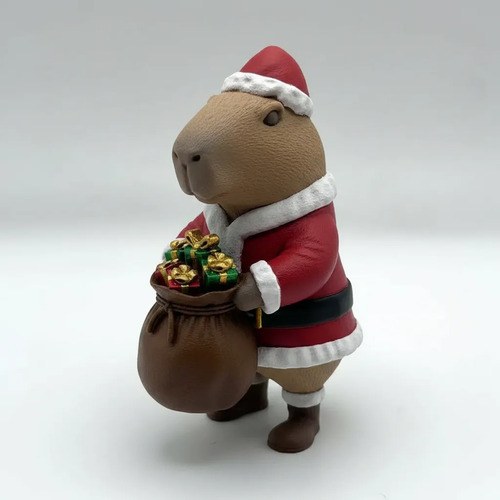 Adorno Navideño- Capibara Papá Noel - Foto 5