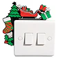 Adorno Para Interruptor - Trineo Santa - Miniatura 1