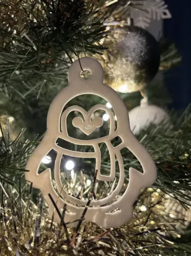 Adorno Decoración De Pingüino Navideño - Foto 2