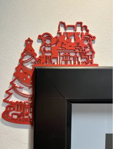 Decoración De Puerta Navideña De Árbol - Foto 2