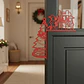Decoración De Puerta Navideña De Árbol - Miniatura 3