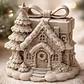 Adorno Navideño- Casa Regalo De Navidad - Miniatura 1