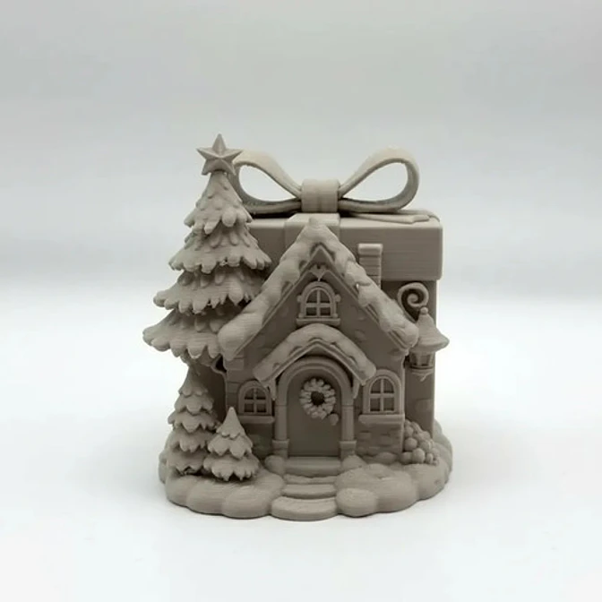 Adorno Navideño- Casa Regalo De Navidad 2