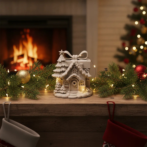 Adorno Navideño- Casa Regalo De Navidad - Foto 4