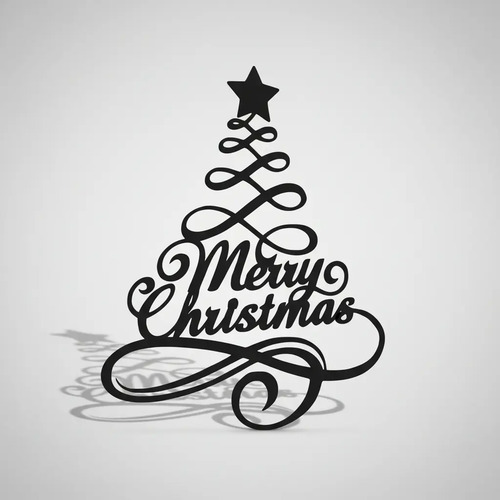Decoración De Pared De Navidad Negro