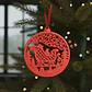 Adorno Navideño De Trineo De Santa - Miniatura 2