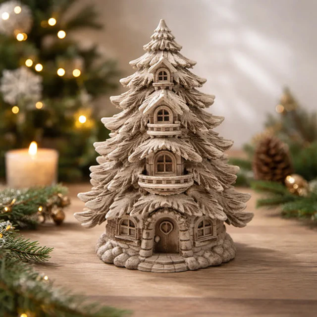 Adorno Navideño- Casa Pino Navideña