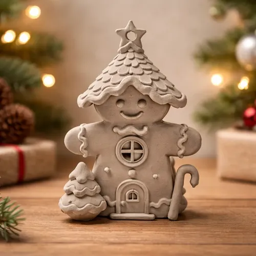 Adorno Navideño- Casa Hombre De Jengibre - Foto 3