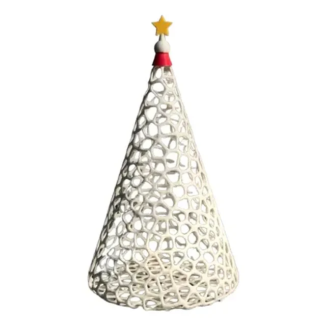 Adorno De Navidad - Árbol De Mesa En Color Rojo