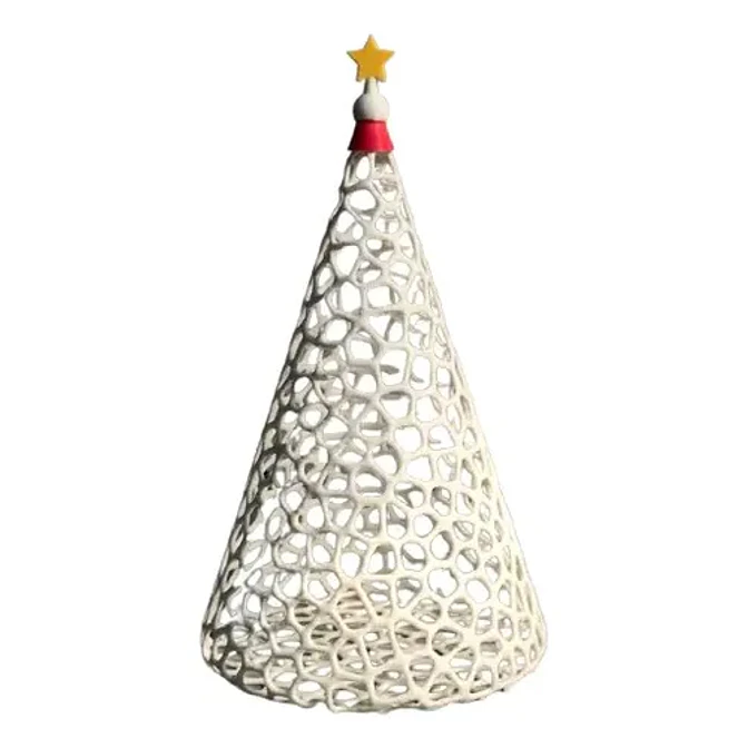 Adorno De Navidad - Árbol De Mesa En Color Rojo 1