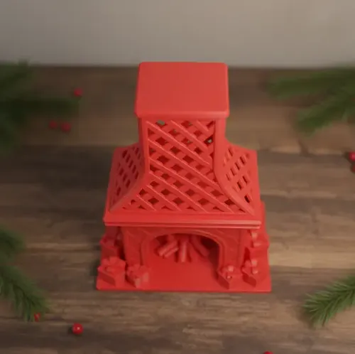 Decoración De Chimenea Navideña - Foto 3