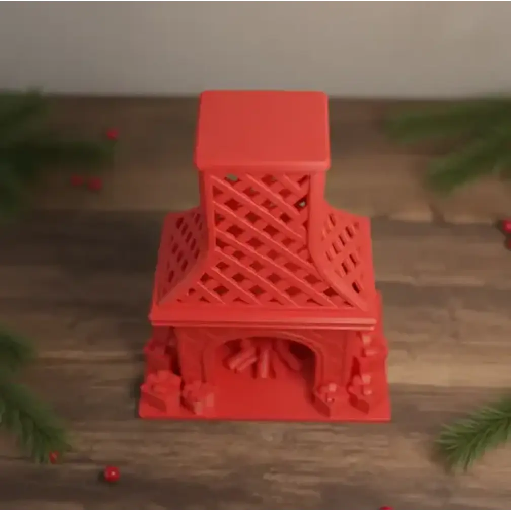 Decoración De Chimenea Navideña 3