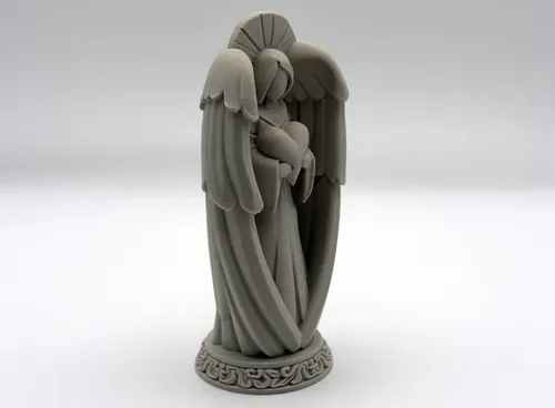 Figura Decoración- Escultura Ángel De Corazón - Foto 2