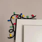 Adorno Navidad - Esquinero De Puerta Luces - Miniatura 2
