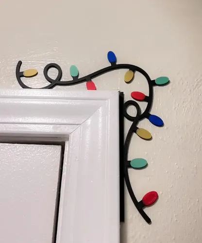 Adorno Navidad - Esquinero De Puerta Luces - Foto 3