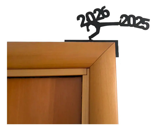 Adorno Navidad - Esquinero De Puerta Año 2026