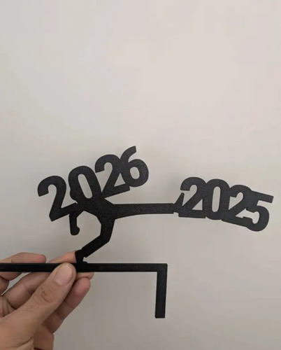 Adorno Navidad - Esquinero De Puerta Año 2026 - Foto 4